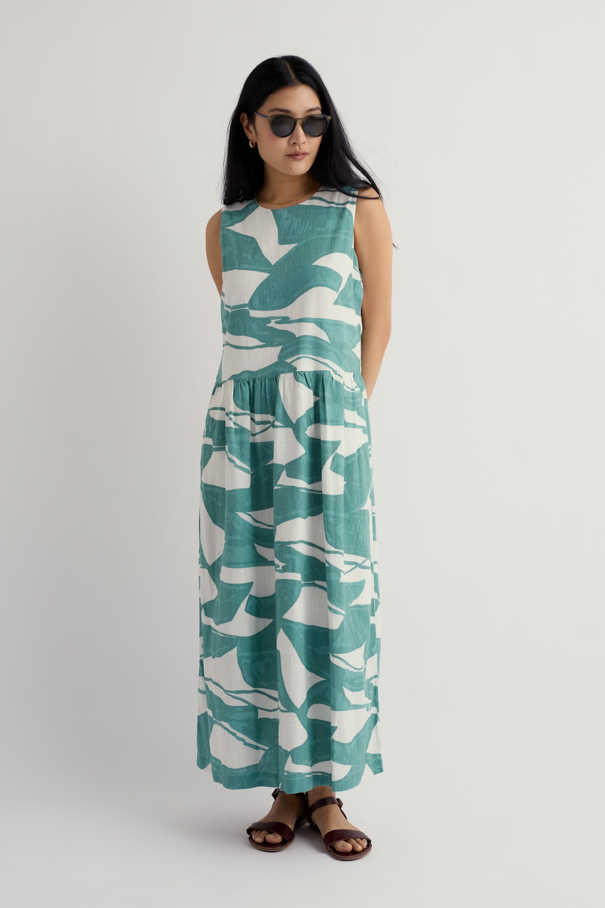 Brouse Sleeveless Dress in Organic Cotton