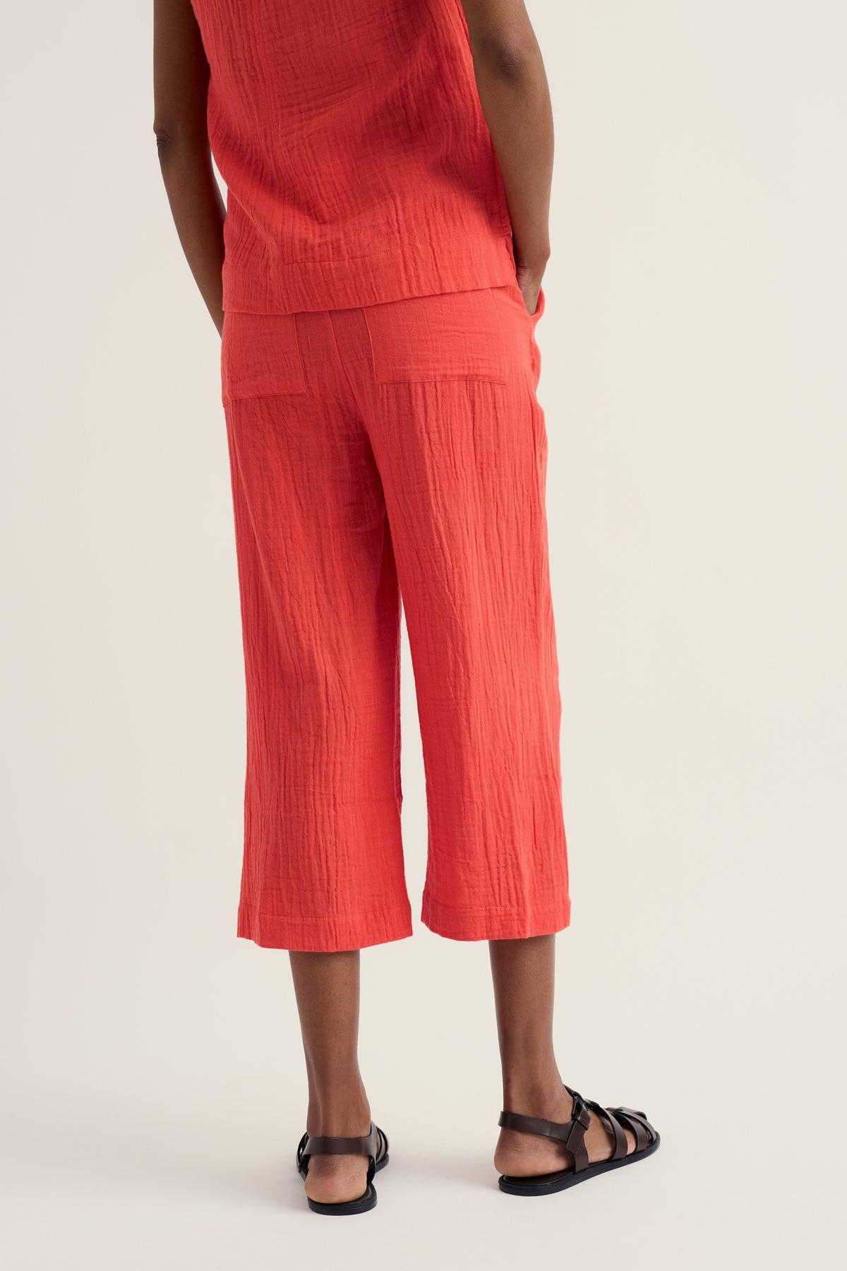 Tide Flow Wide Leg Organic Cotton Crops