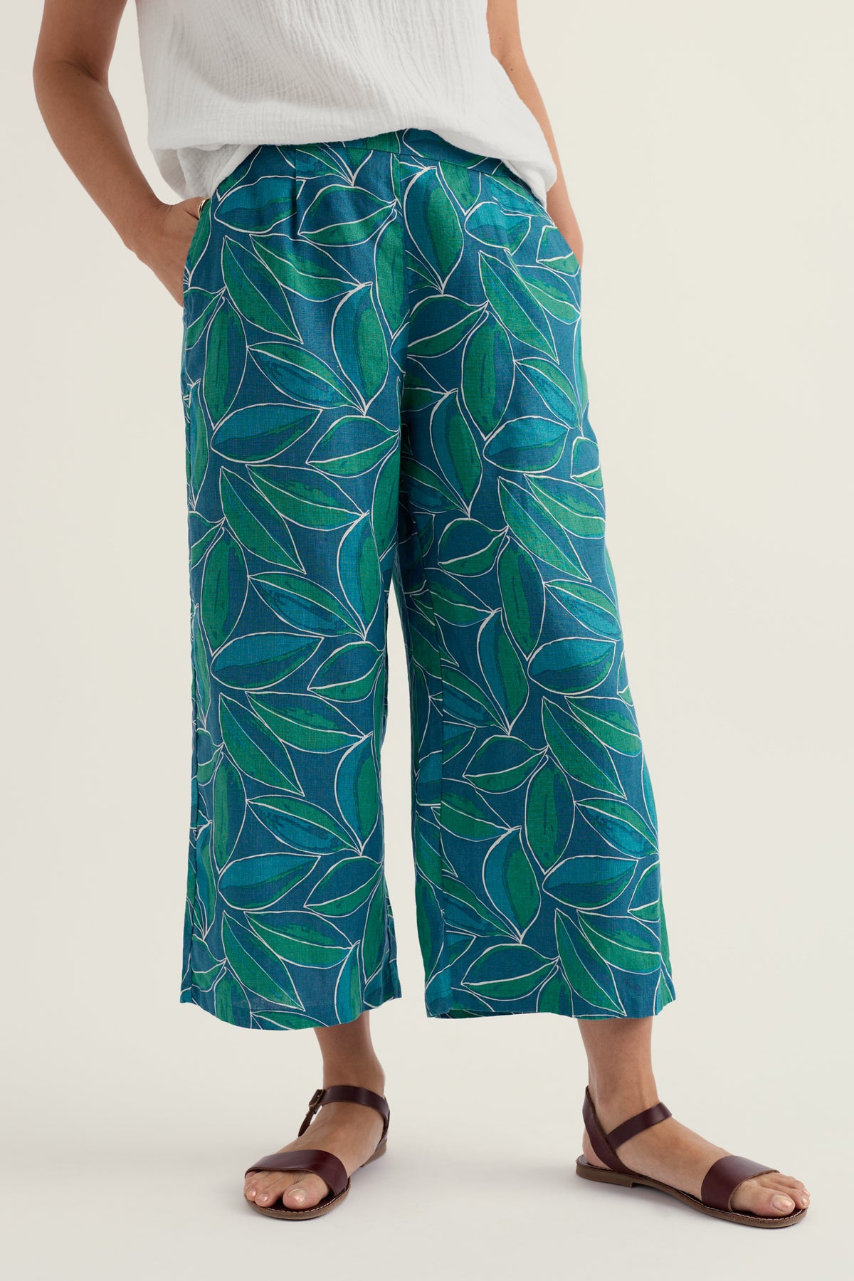 Peaceful Haven Linen Culottes