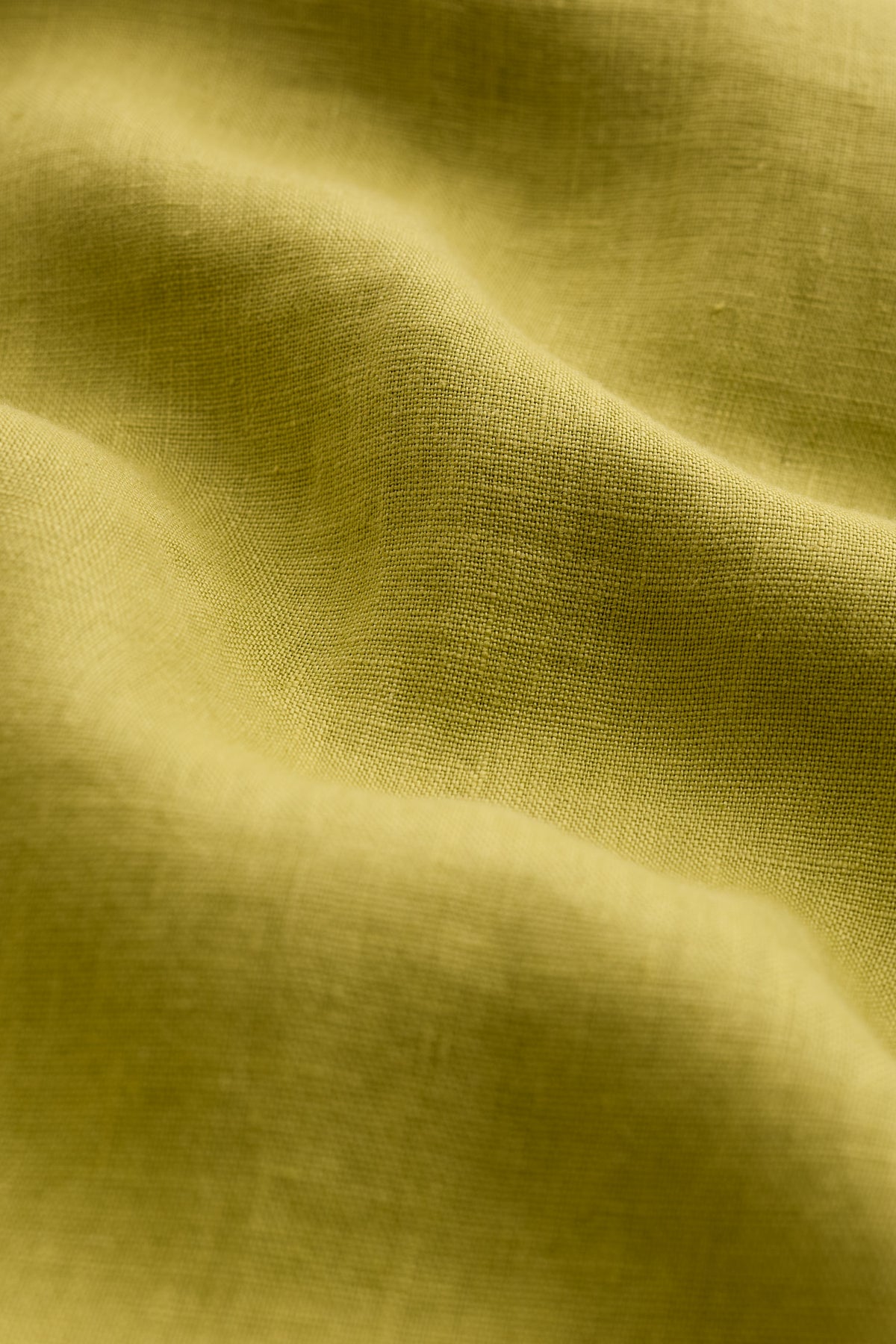 Grass Wave Linen Midi Dress