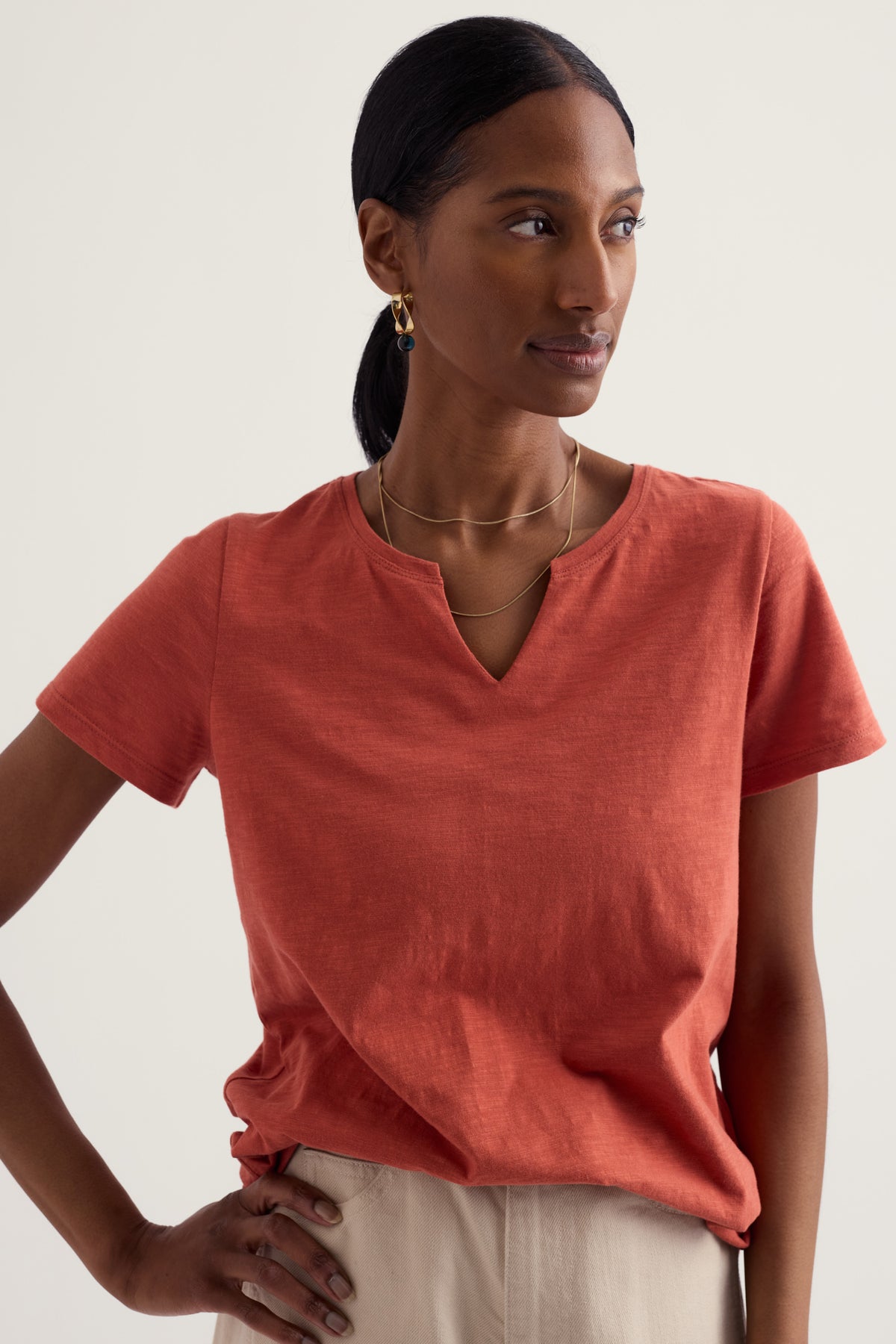 Kellow T-Shirt in in GOTS-Certified Organic Cotton Jersey