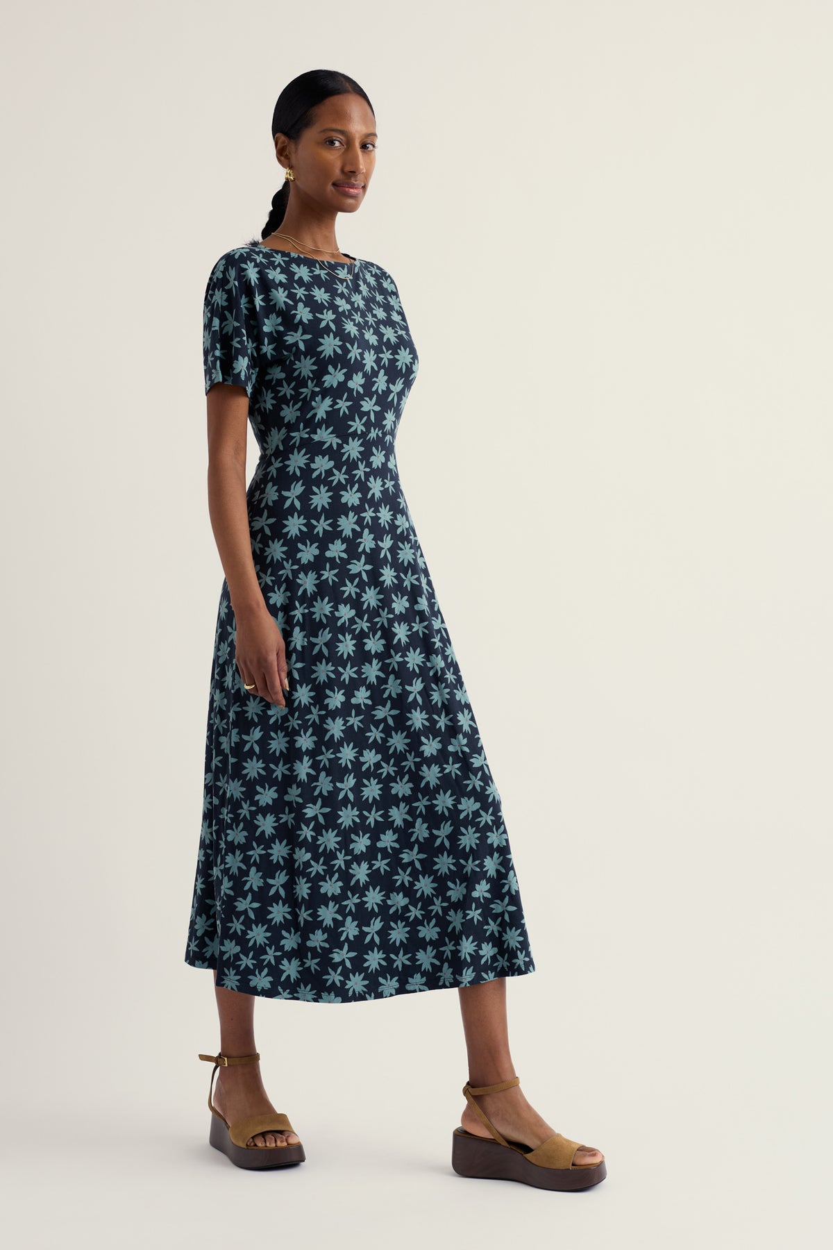 Mirva Midi Jersey Dress