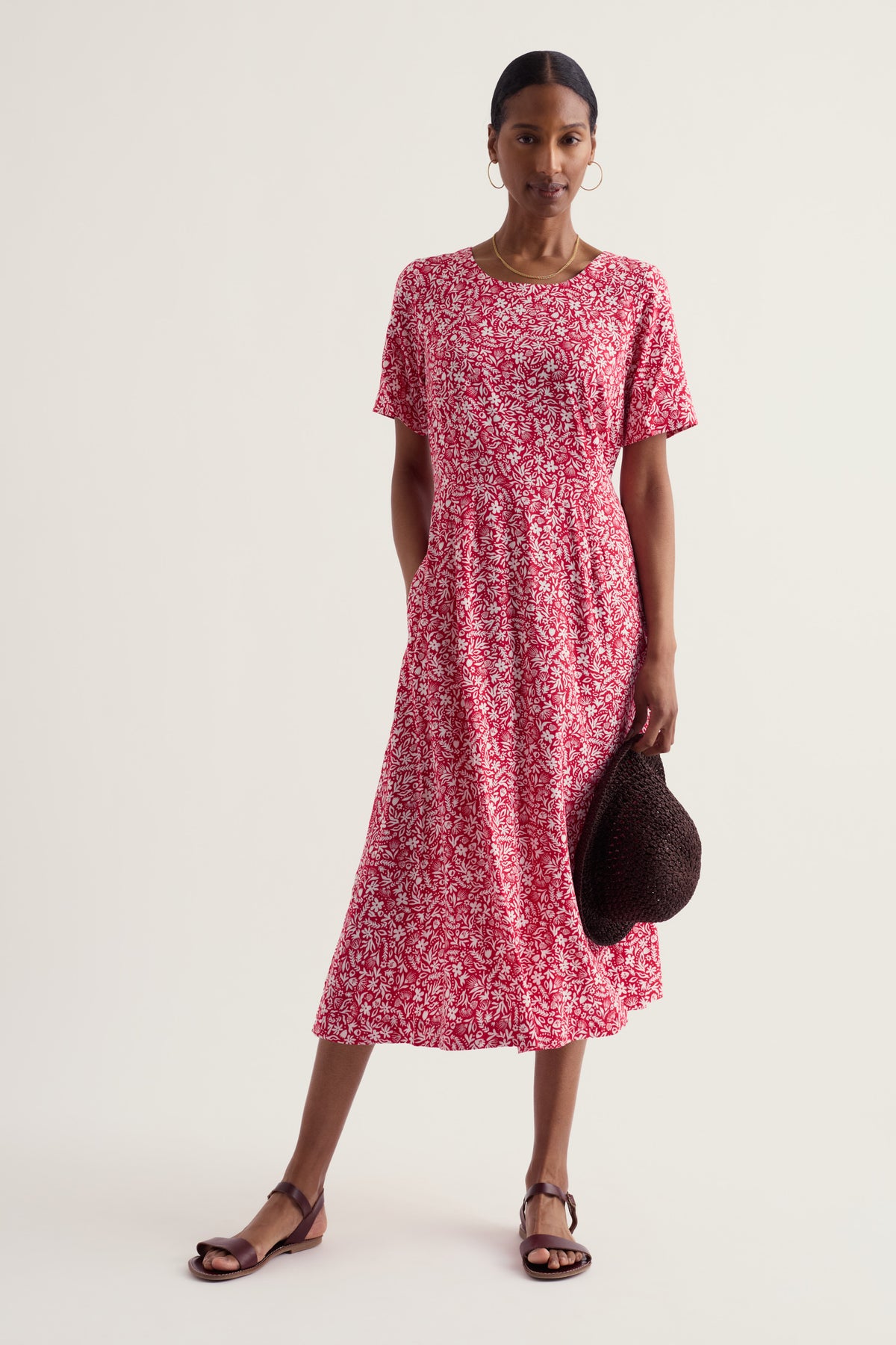 Tilly Short Sleeve Midi Dress