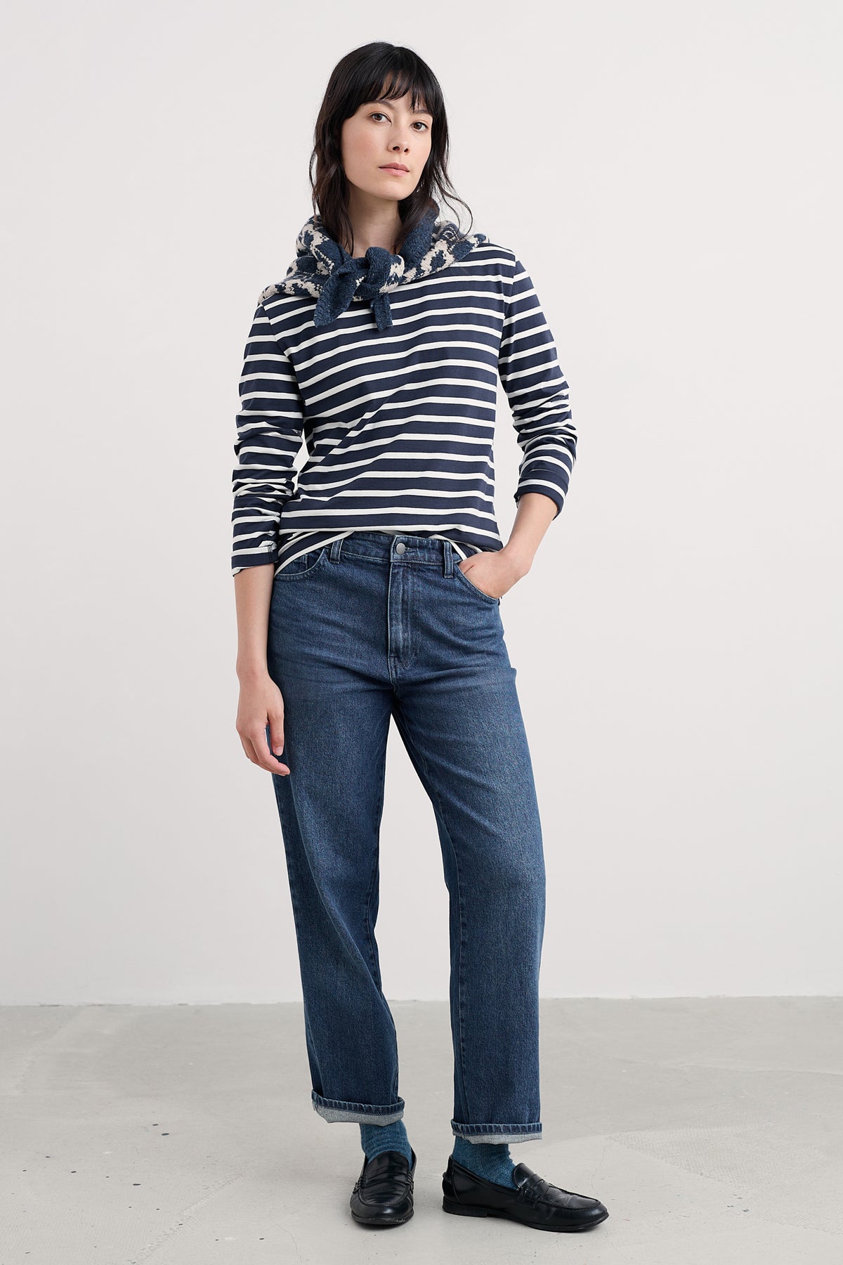 Sailor Shirt in GOTS-Certified Organic Cotton Jersey
