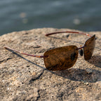Ultralight Rimless Colorful Polarized UV400 Sunglasses