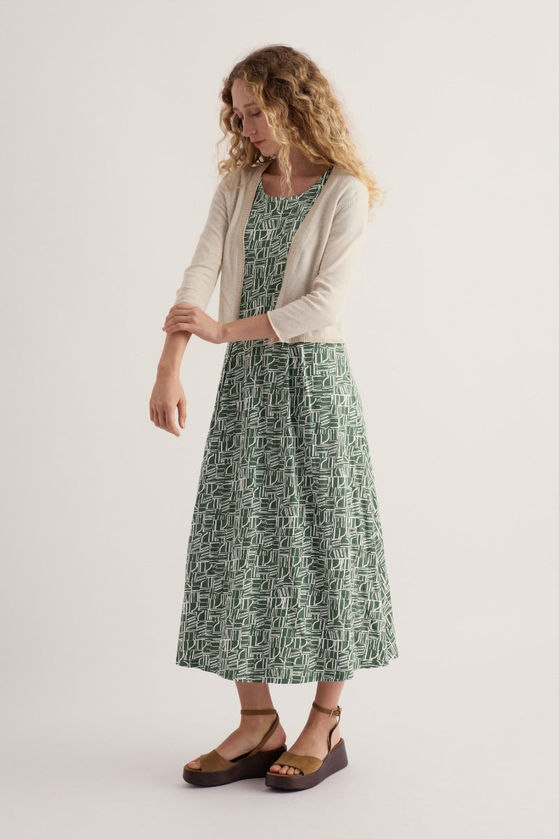 Vanessa Knitted Cardigan in GOTS-Certified Organic Cotton