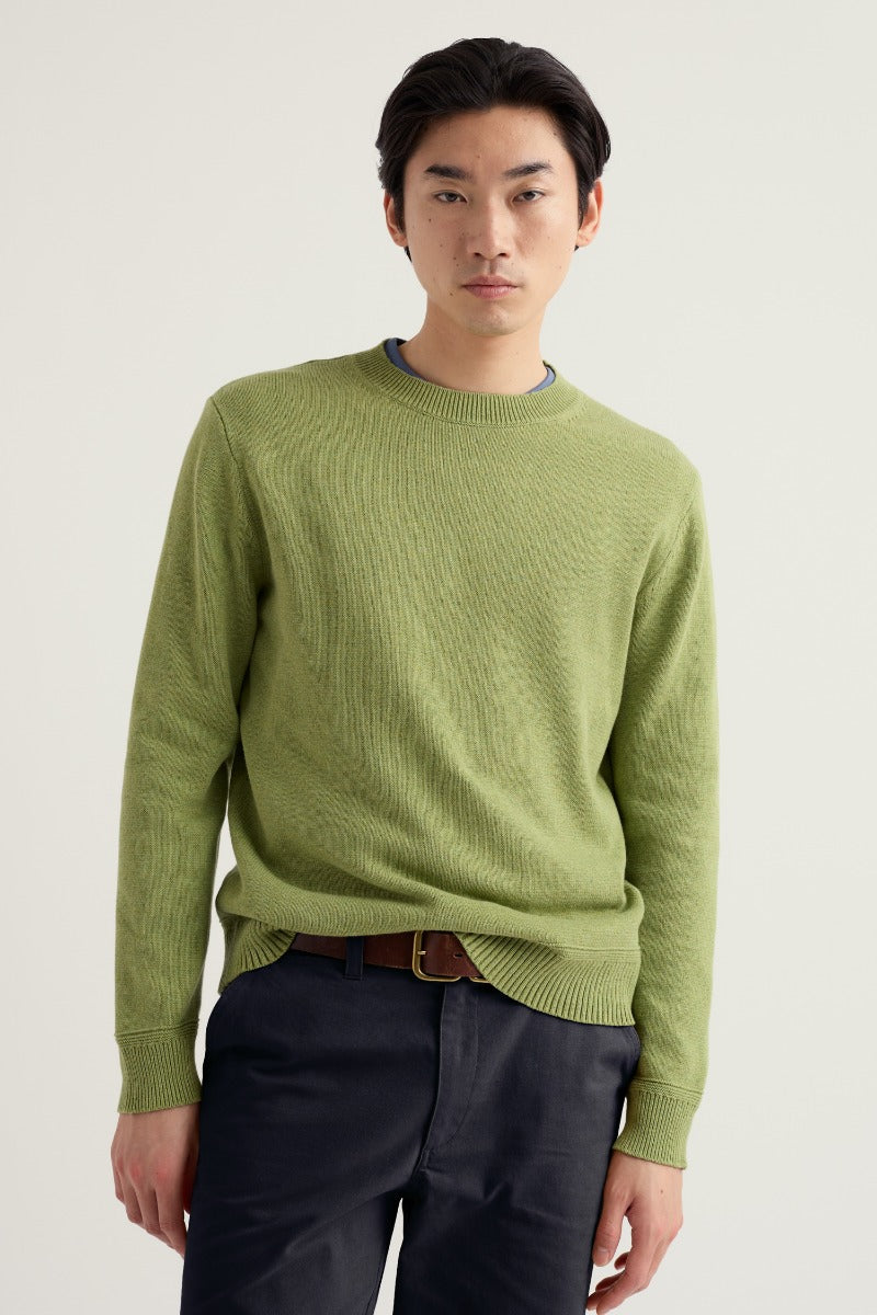 Men's Moorstone Knitted Organic Cotton Jumper