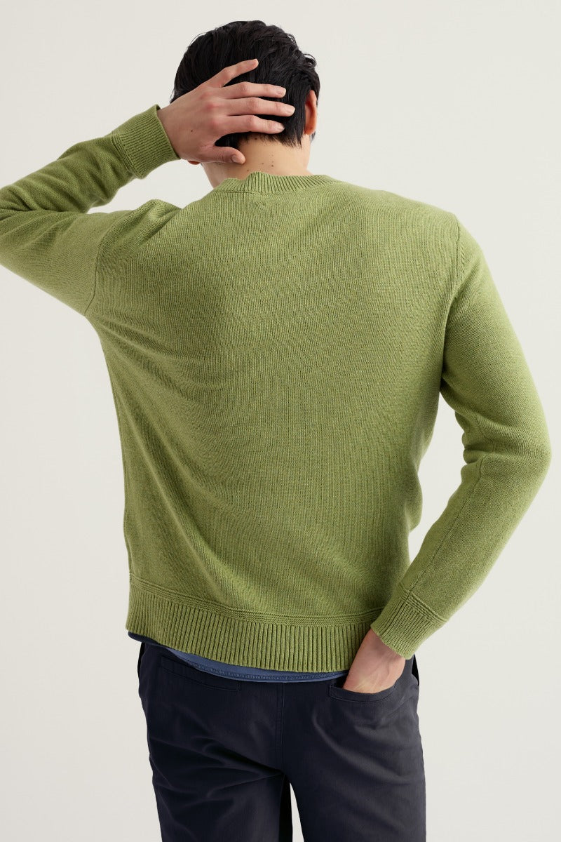 Men's Moorstone Knitted Organic Cotton Jumper