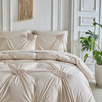 📢📢50% OFF !! ⏰Elegant Pinch Pleat Duvet Cover Set