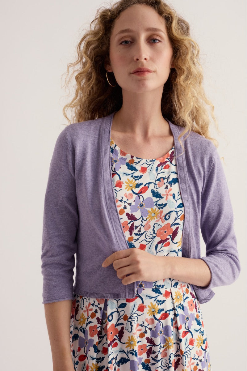 Vanessa Knitted Cardigan in GOTS-Certified Organic Cotton